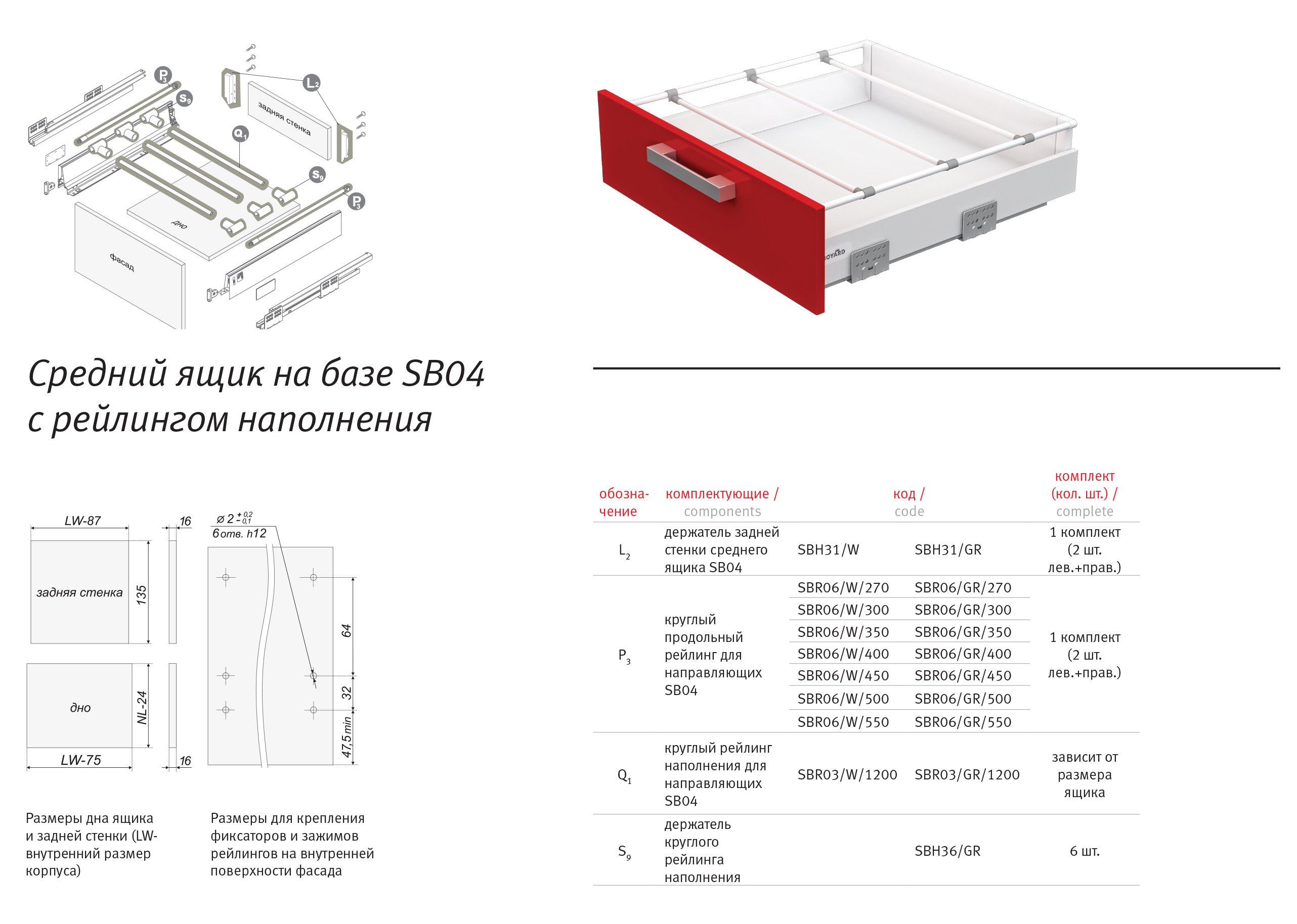 Какой размер под ящики