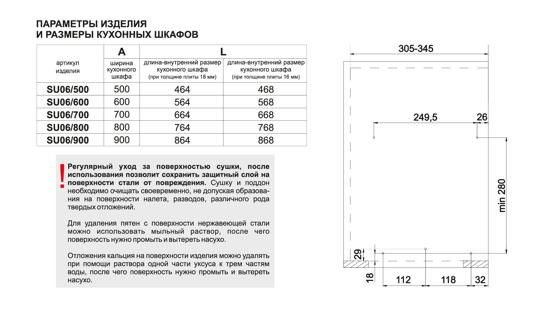 Сушка для посуды LORA SU06/600 | Купить в цвете CP - Хром полированный ...